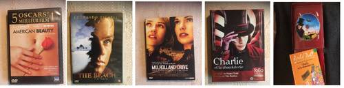 Vends Lot 4 films DVD + 1 cd