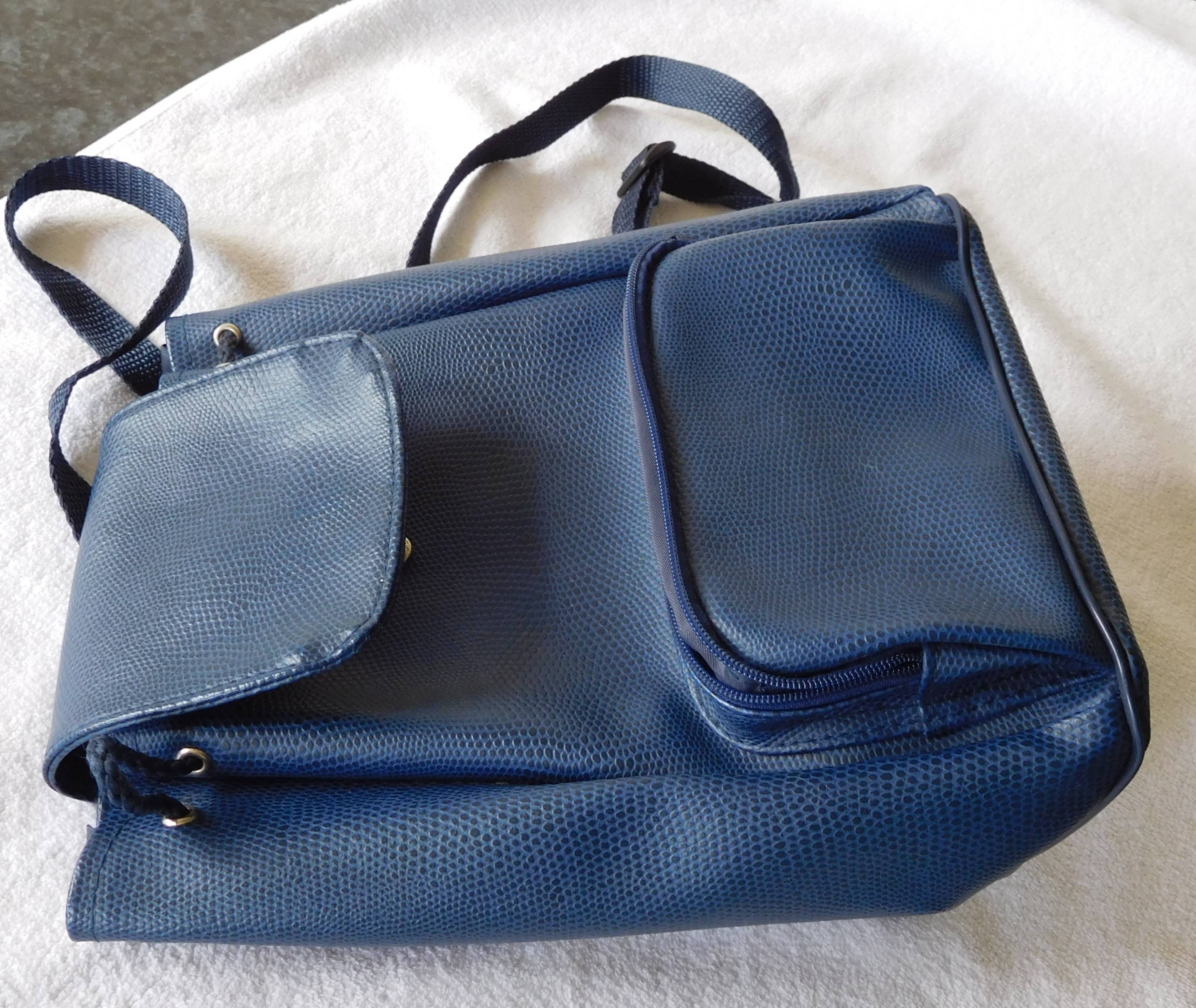 Mini sac à dos bleu marine