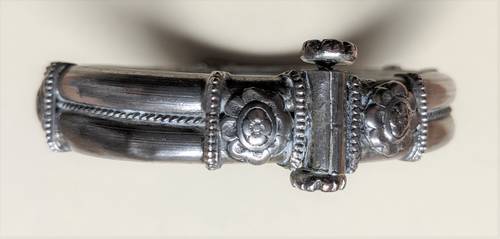 Bracelet double artisanal en argent