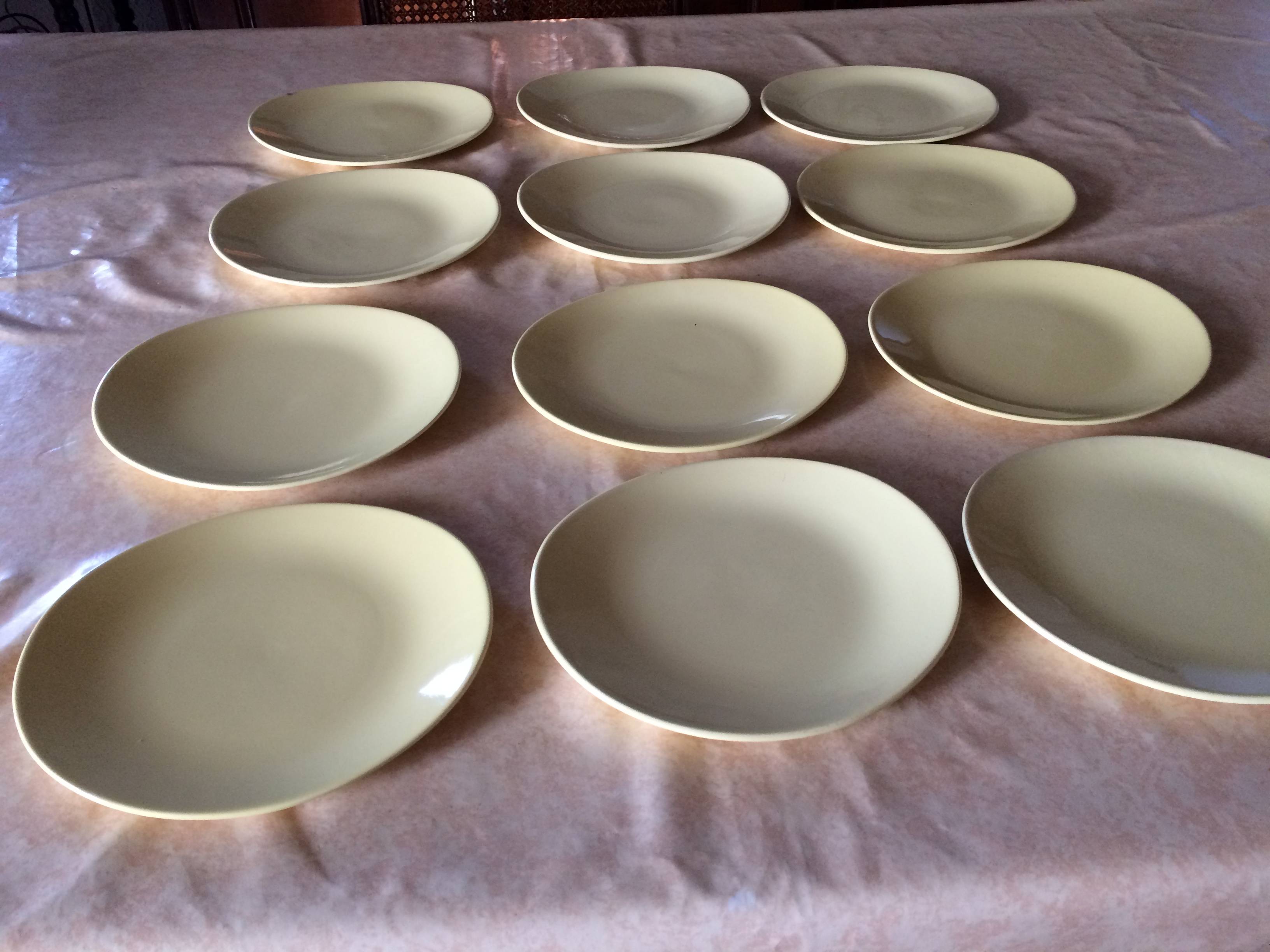 Service de table en faience de Salins les Bains (Jura)