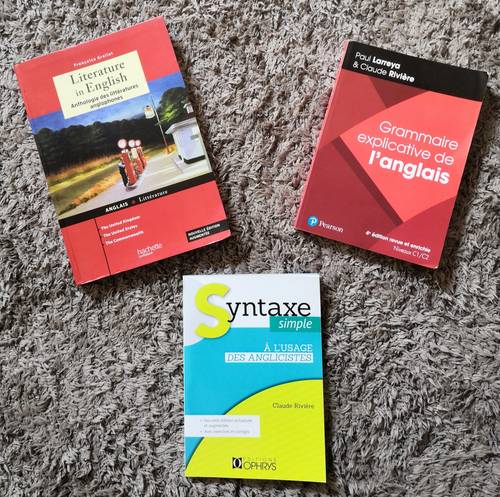 Vends livres Anglais Vannes