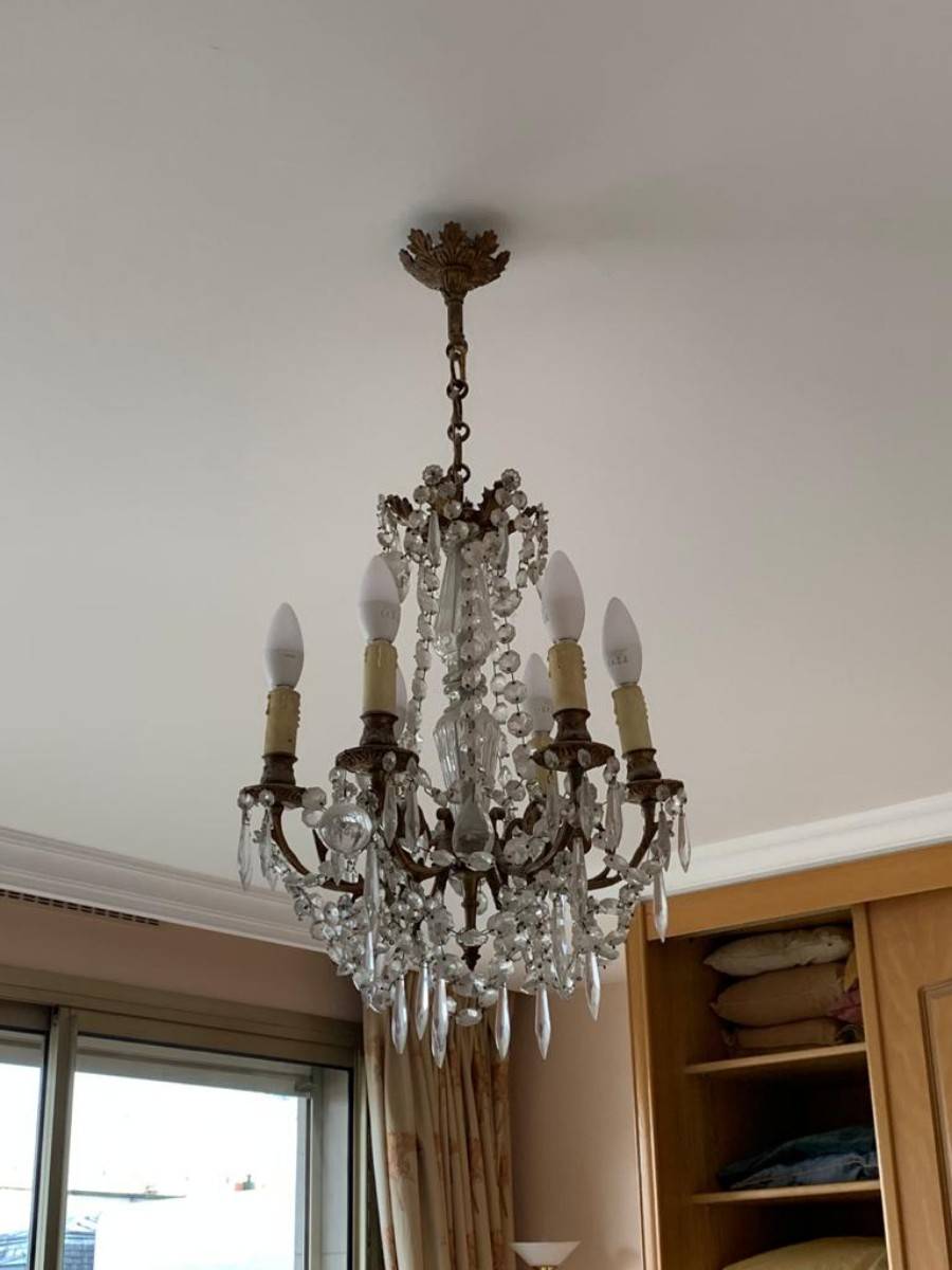 Vends lustre en cristal