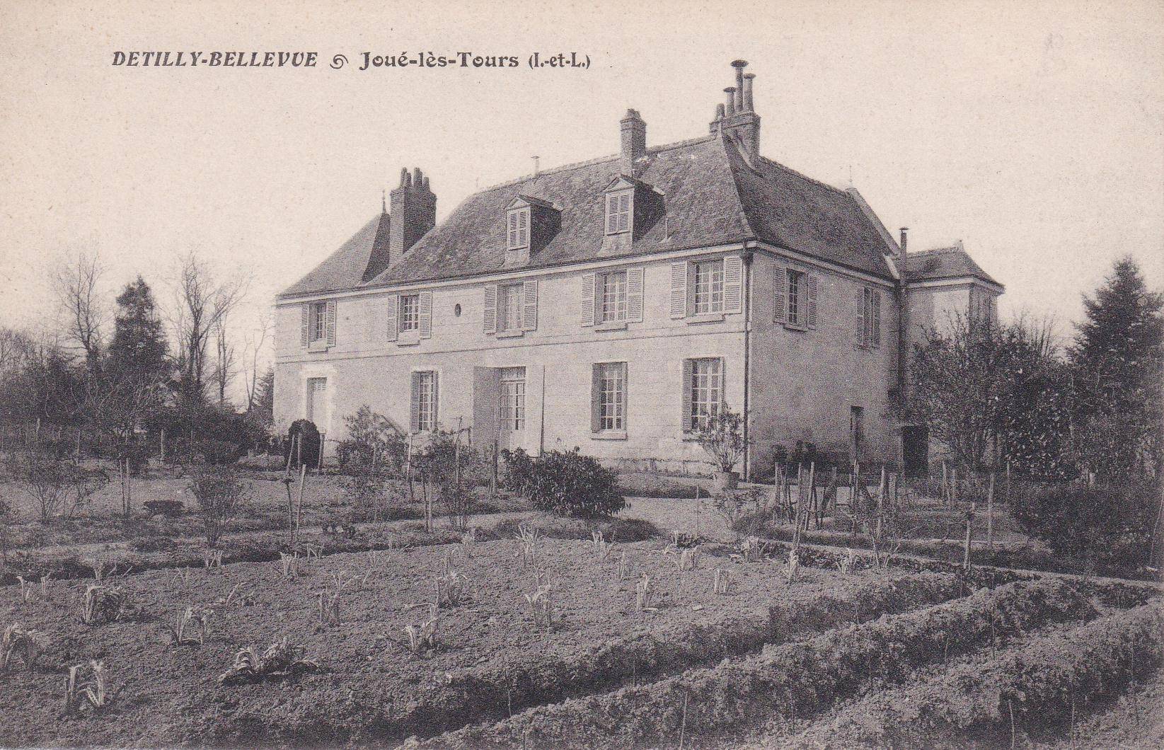 Carte postale Joué les Tours, Detilly-Bellevue