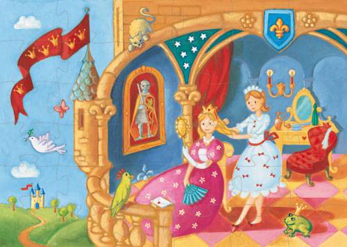 Puzzle la princesse et la grenouille (bon état)