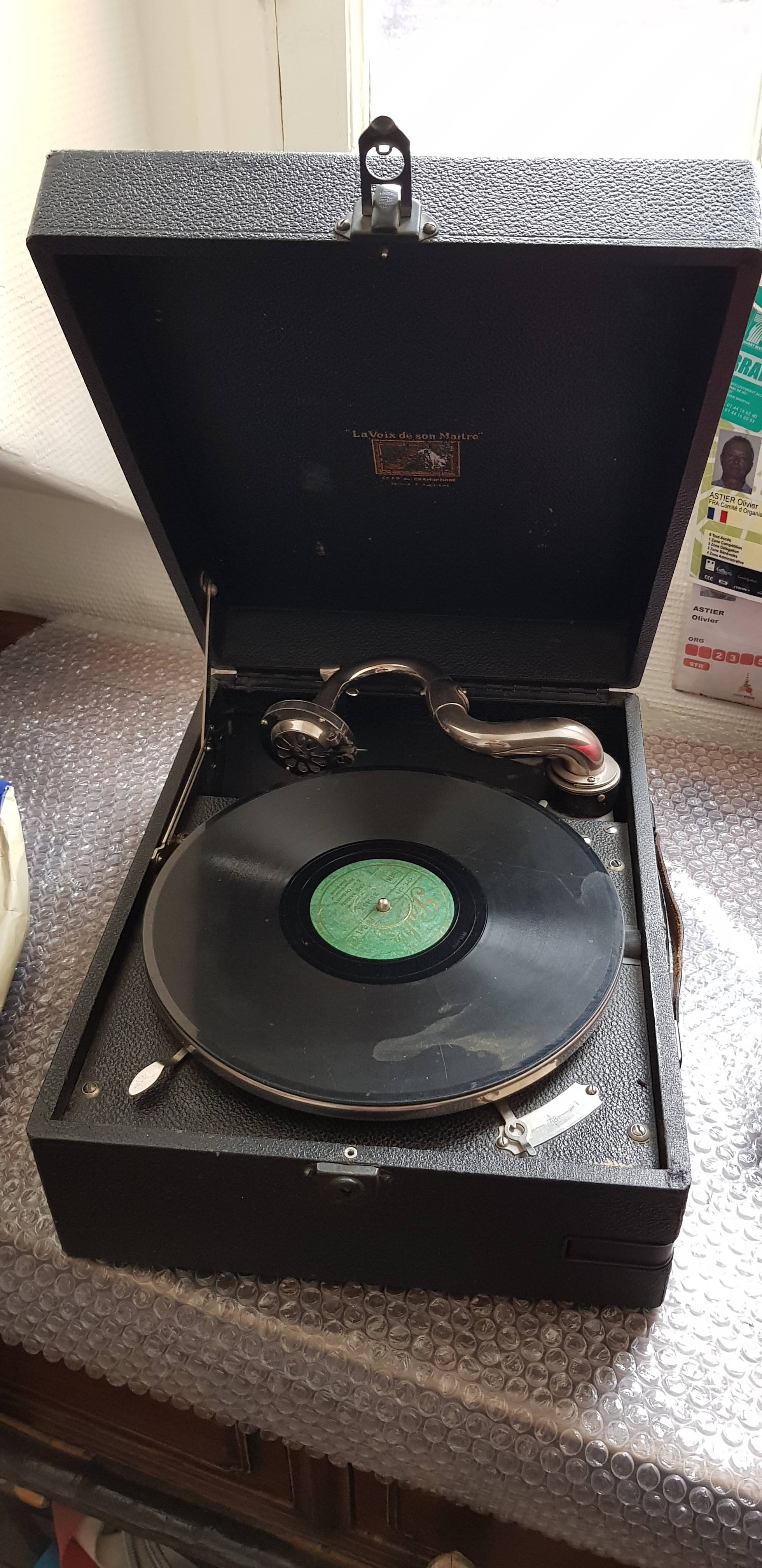 Electrophone de voyage 1940