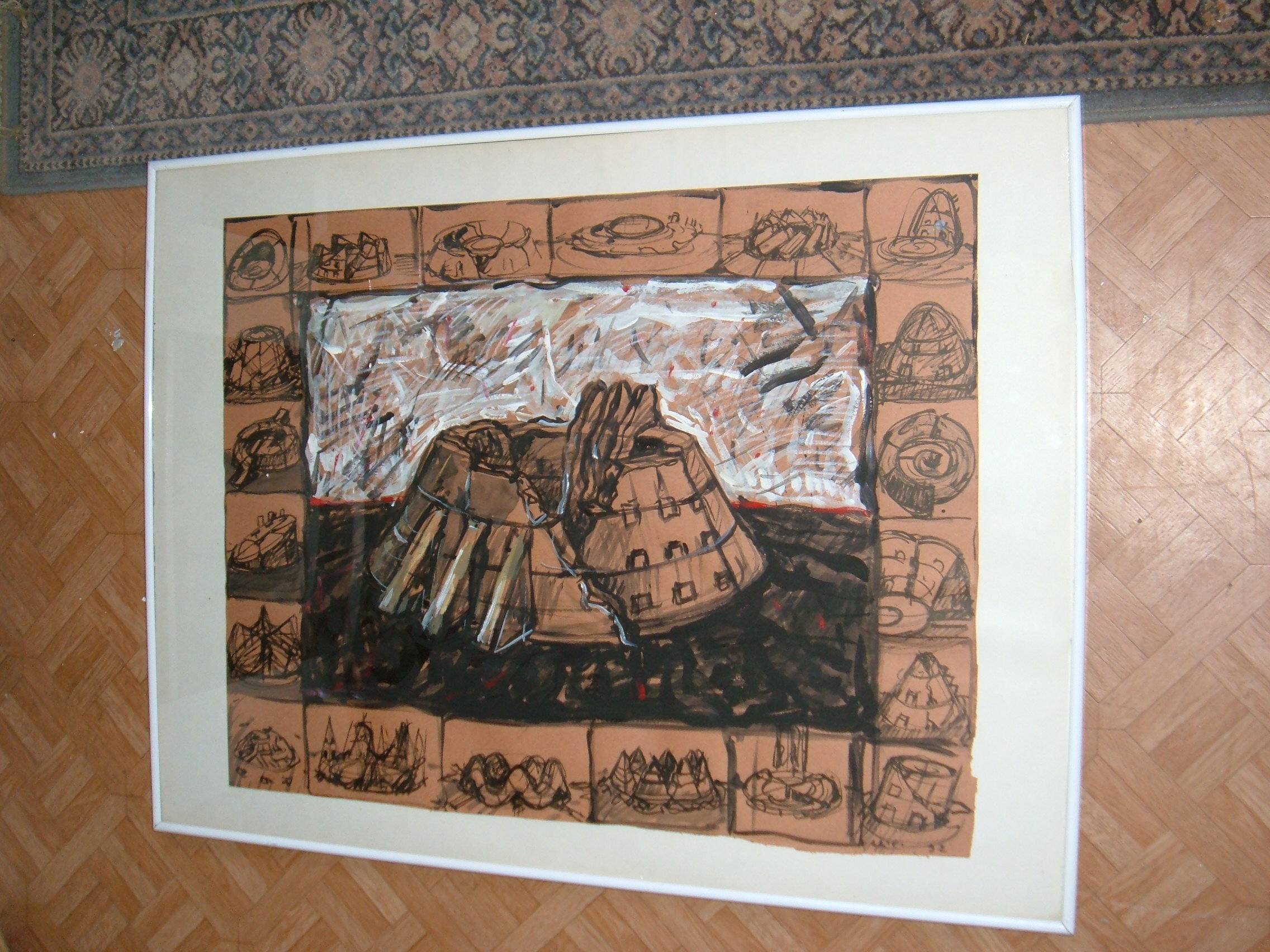 Dessin TOUR de BABEL - MOSCOVICI