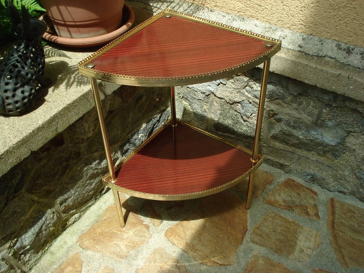 ETAGERE D’ANGLE 1970 FORMICA