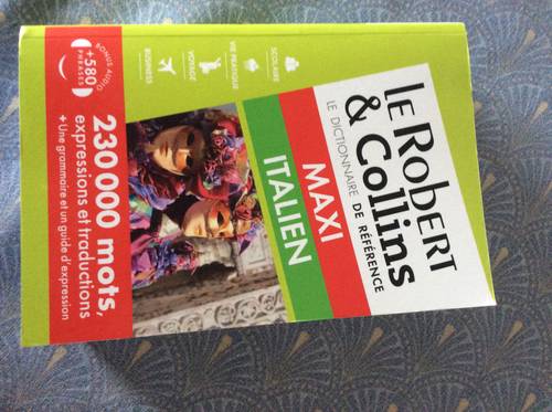 Vends dictionnaire français italien