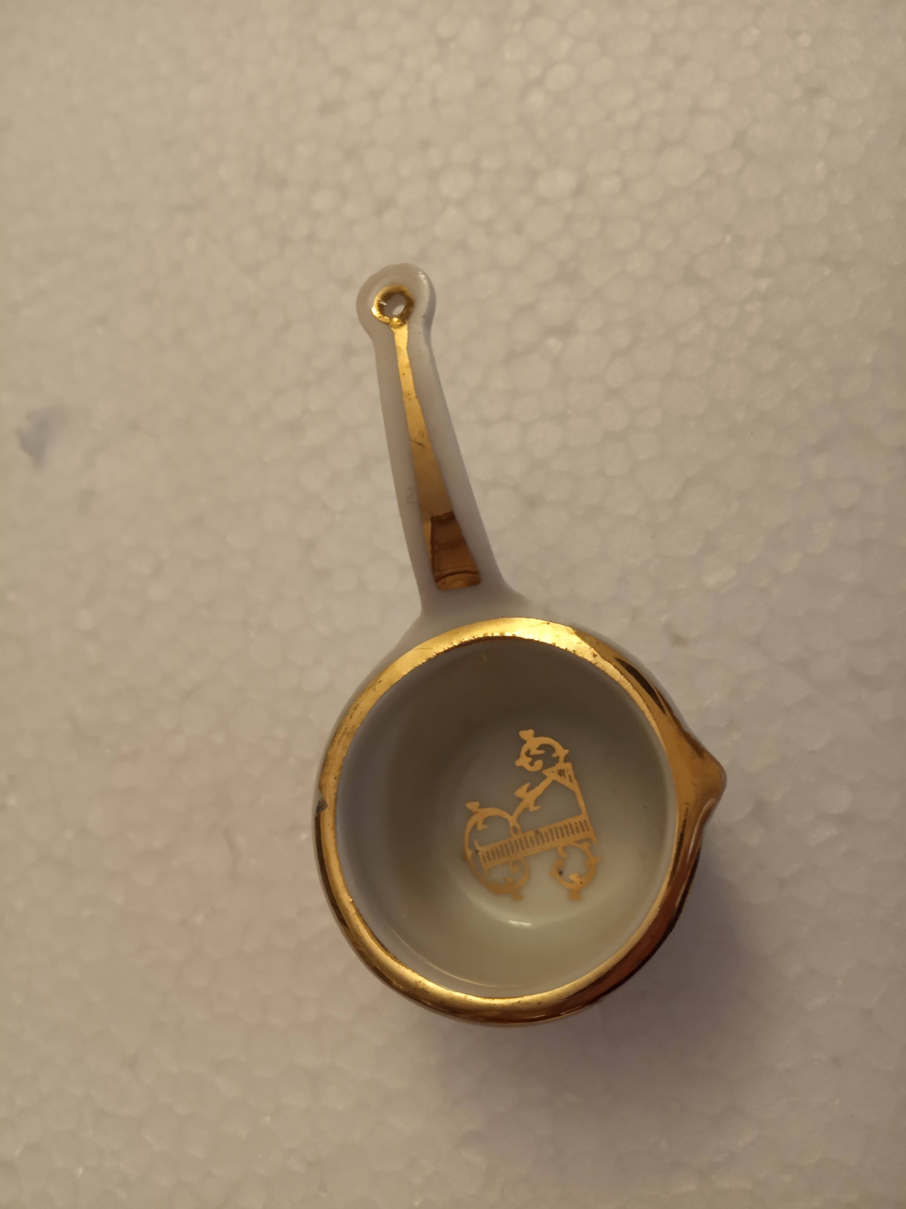 Casserole porcelaine miniature Lasserre