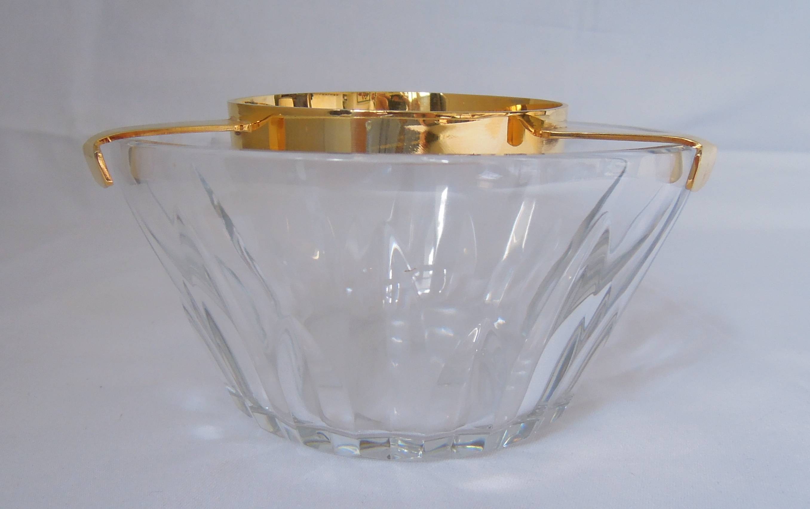 Baccarat jatte ou bol à caviar cristal signé