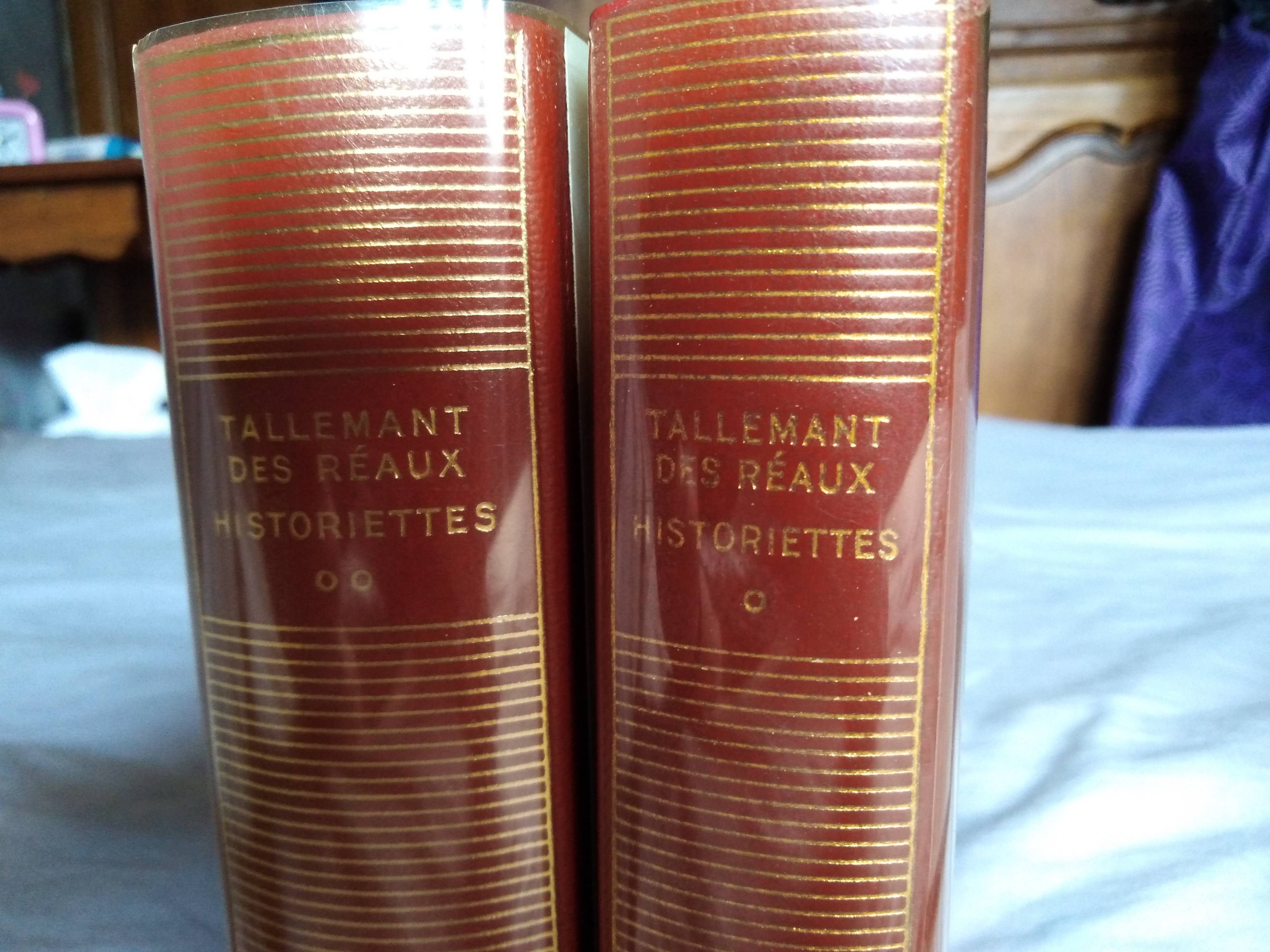 Collection de la pleiade tome 1 et 2 de Tallemant des reaux