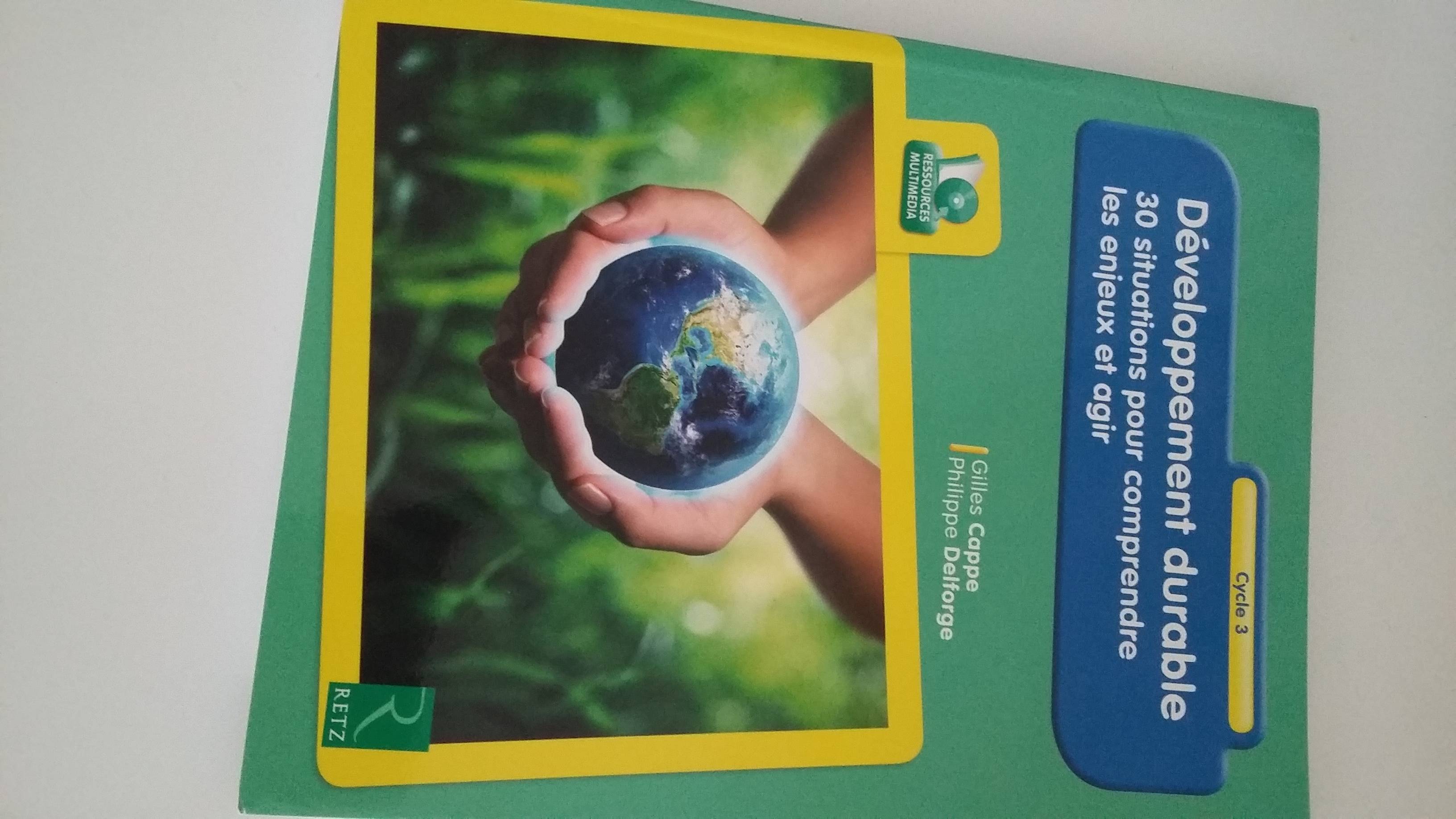 Vends Livre pédagogique Retz sur le développement durable - cycle 3