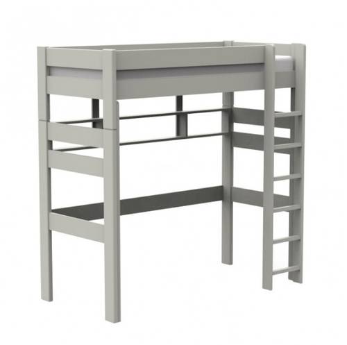 Lit mezzanine Enfants Ados couleur blanc/bleu gris