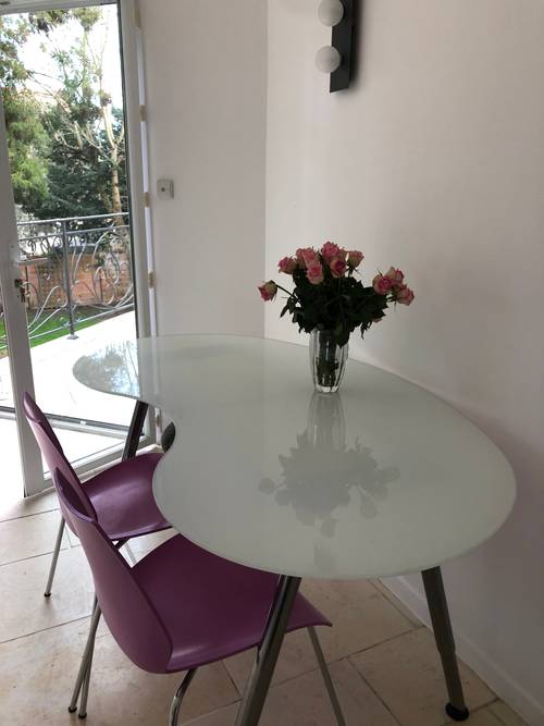 Vends bureau verre Ikea