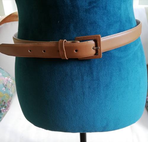 Ceinture de cuir camel