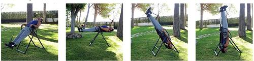 Table d’inversion (étirements, détente, relaxation, circulation…)