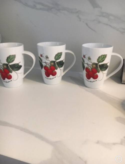 Trois beau mugs porcelaine neufs