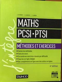 Prépa Math Sup : Maths PCSI PTSI DUNOD