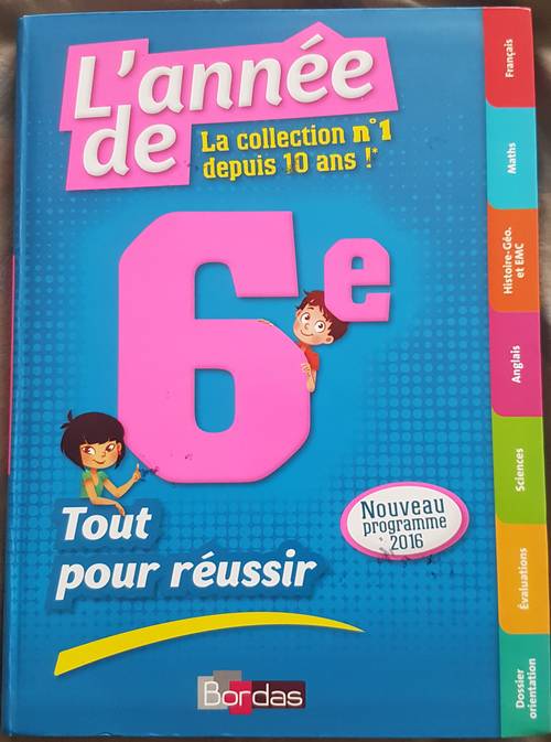 Programme "l’année de 6ème"