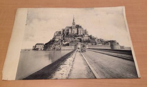 Reproduction photo ancienne du Mont St Michel