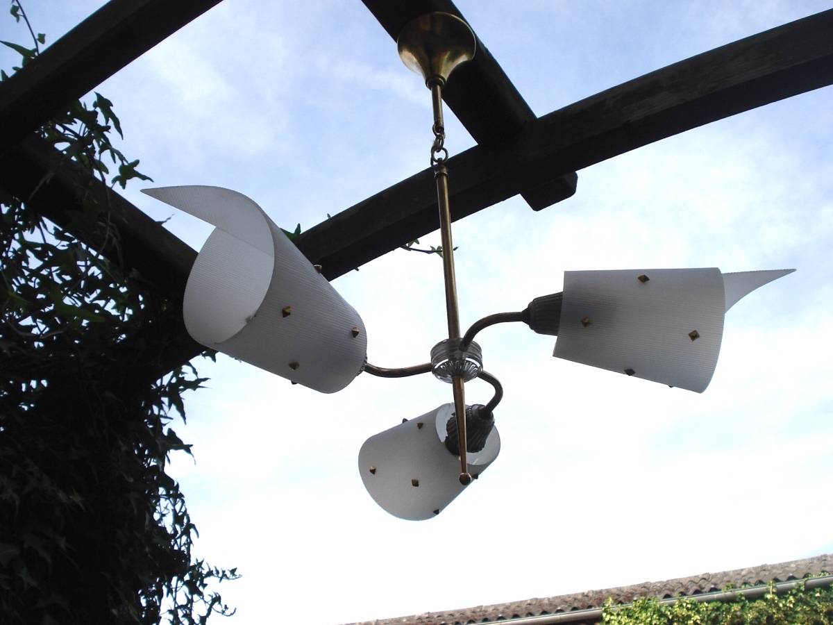Lustre/suspension éclairage vintage 1960