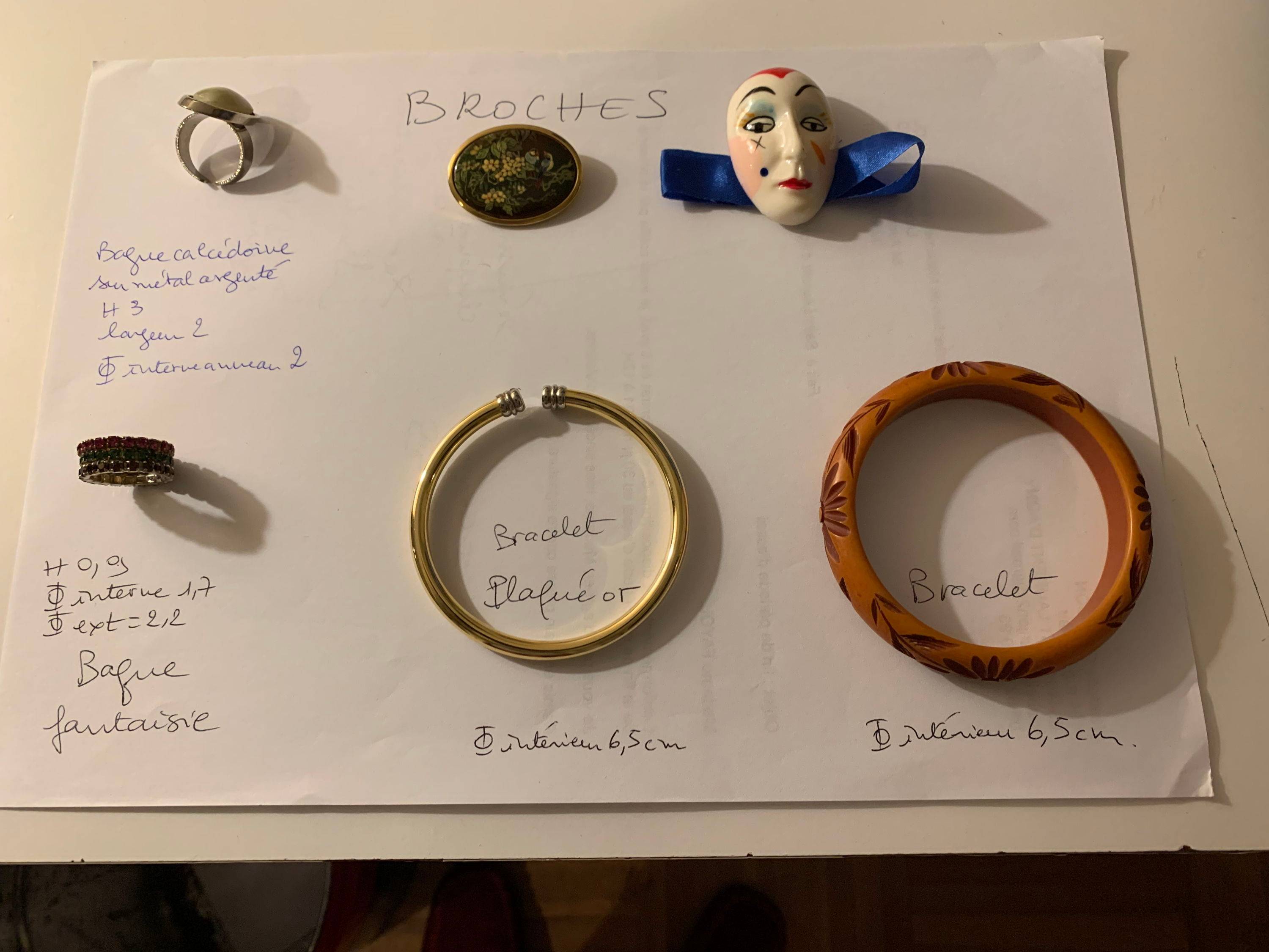 Vends bijoux fantaisie vintage