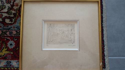 Lithographie Geneviève Gavrel