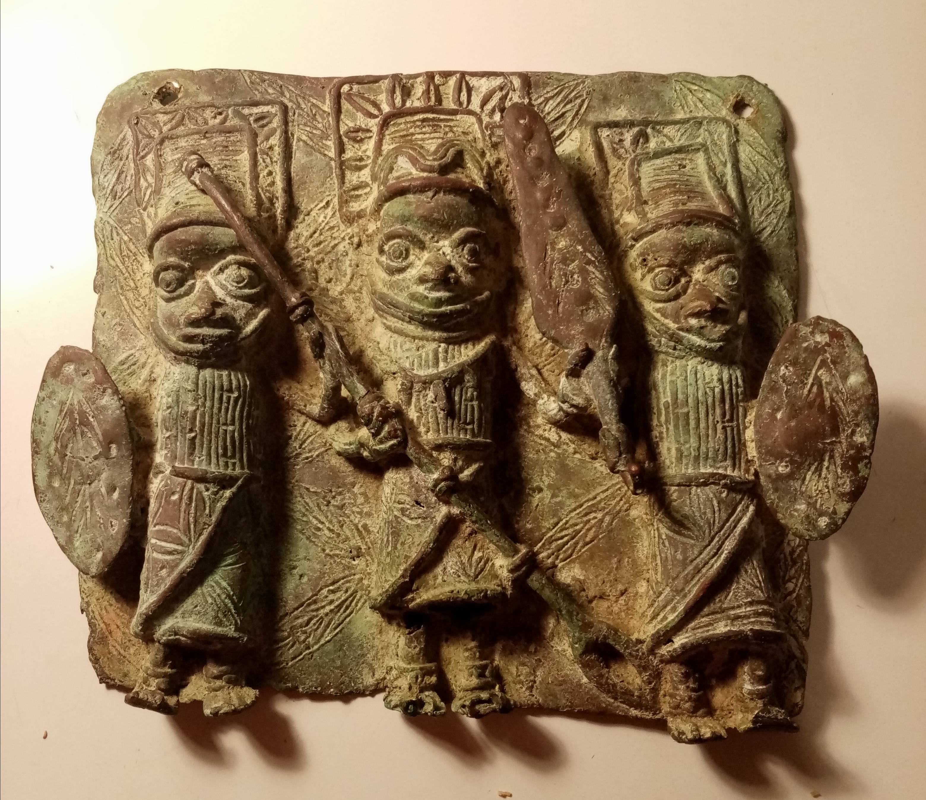 Plaque en bronze Ifé du Benin