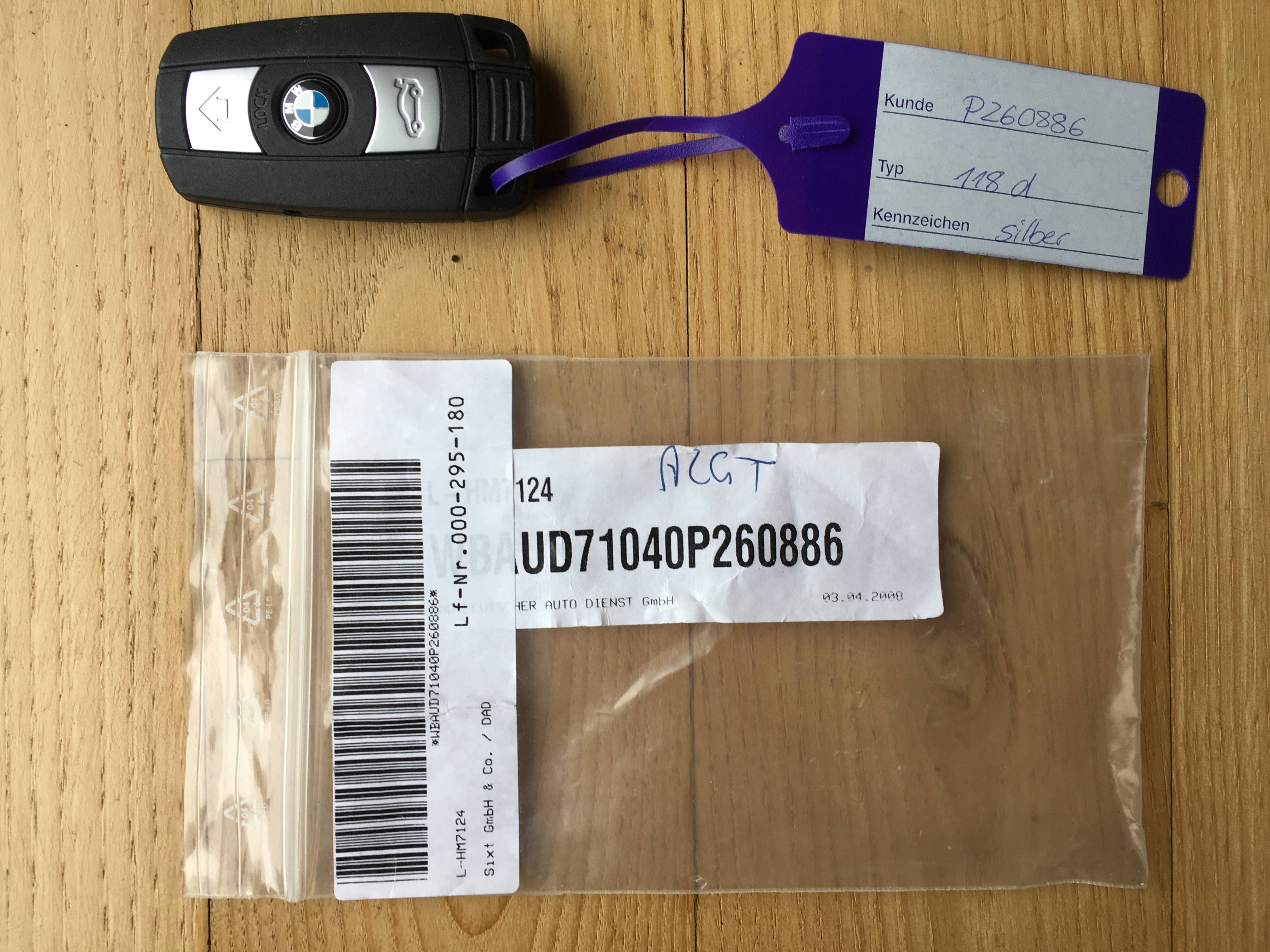 Télécommande clé BMW - modèle d’origine - Neuve