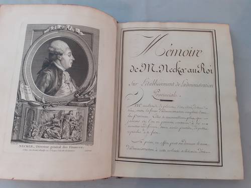 Manuscrit - mémoire de Necker