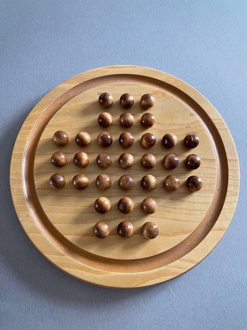 Solitaire en bois