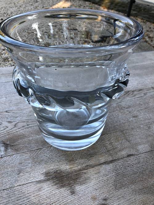 Vends grand vase cristal de Daum