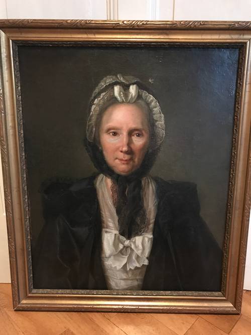 Beau portrait du XVIIIe siècle