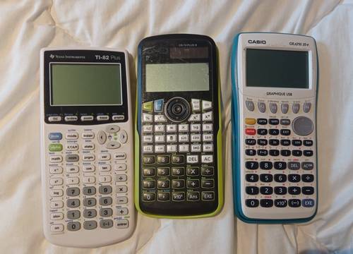 Vends calculatrices