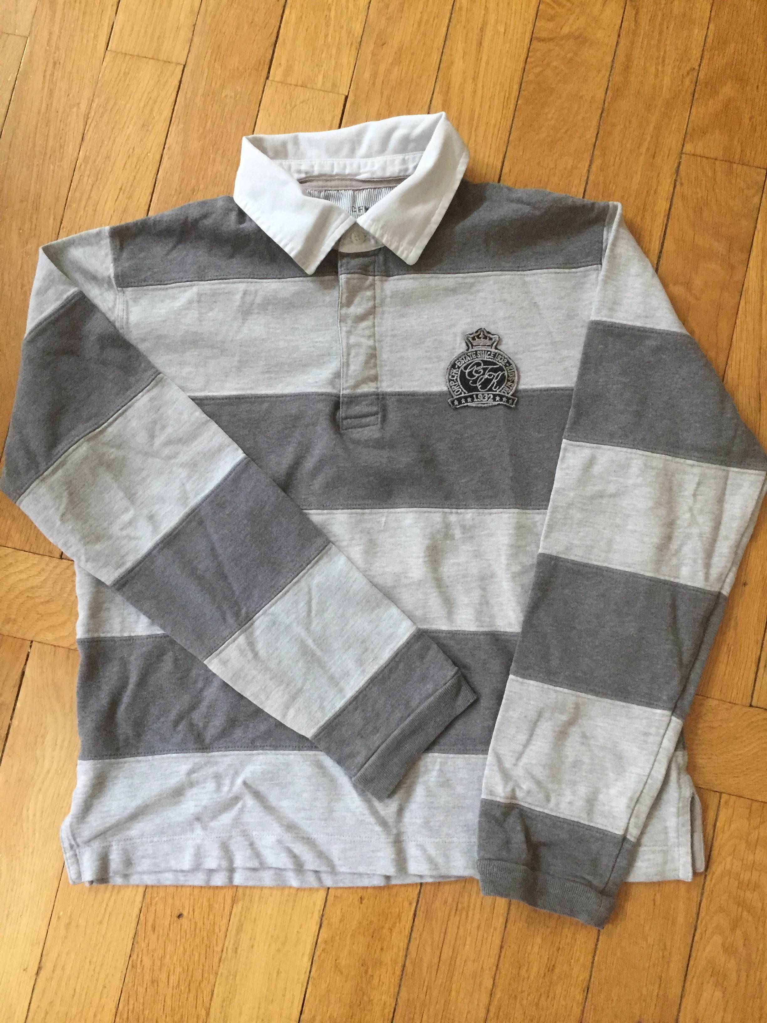 Polo manches longues 14 ans