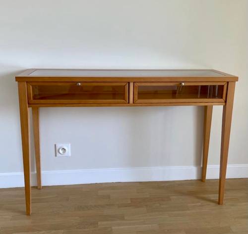 Console en hêtre en excellent état