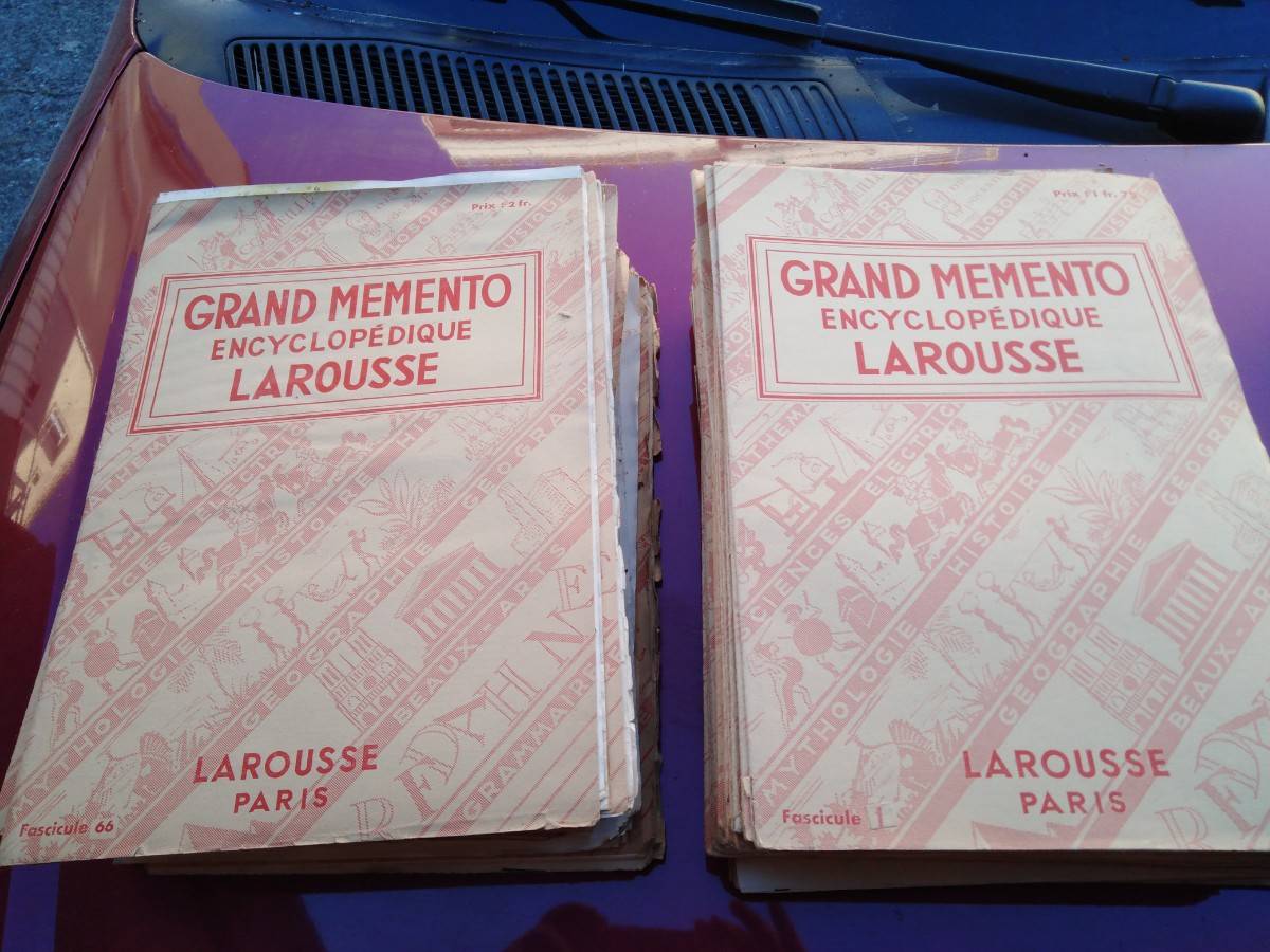 Grand mémento encyclopédique Larousse de 1935
