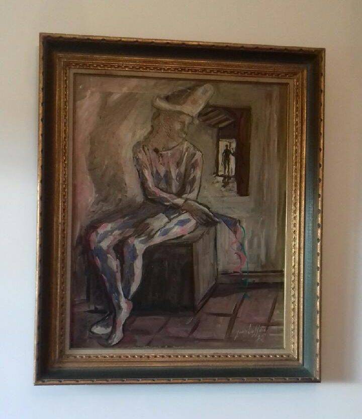 Arlequin du peintre J. Laffitte