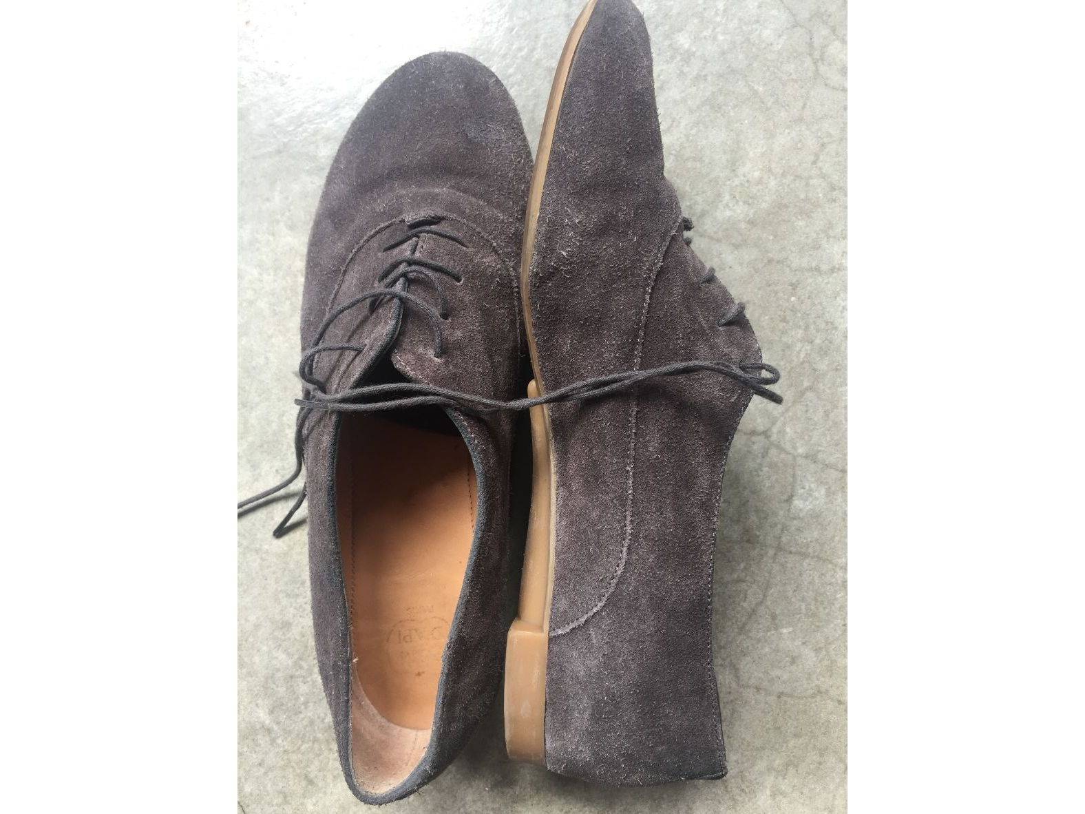 Chaussure Pom d’Api très bon état, daim taupe pointure 35