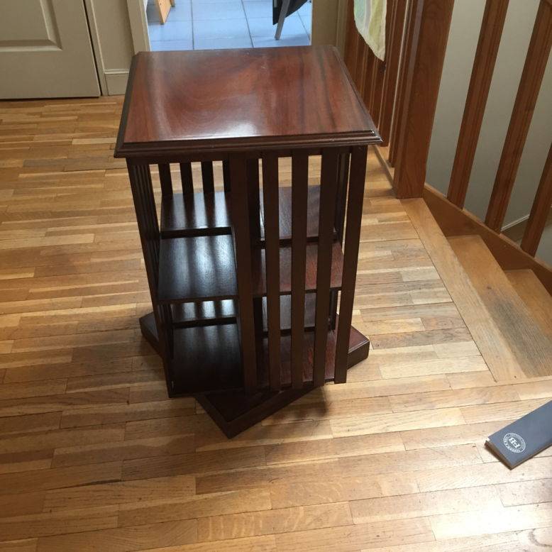 Vends Bibliothèque Anglaise tournante en Acajou