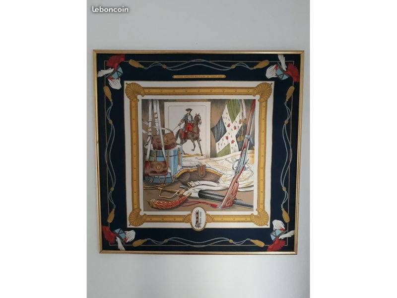 Tableau : foulard militaire Saint Cyr
