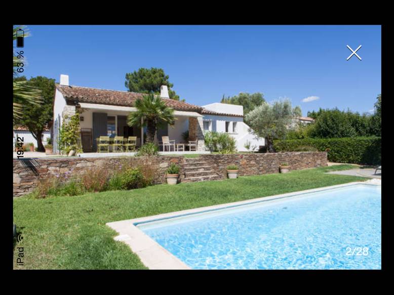 Loue Golf St Tropez (83) maison 4 chambres,piscine Beauvallon/Grimaud 8 couchages