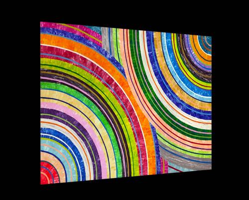 Art Abstrait Constructiviste • Mimi Eres • Rings • Tableau Contemporain • 2022