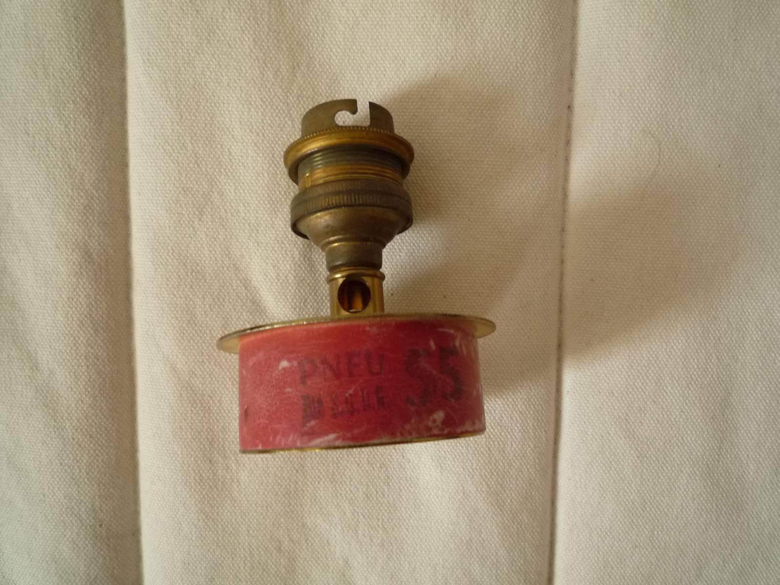 Adaptateur pour vase en caoutchouc et laiton + douille laiton