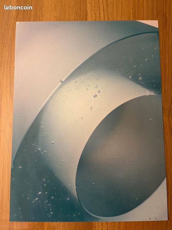 Affiche eau bleue Ann Veronica Janssens