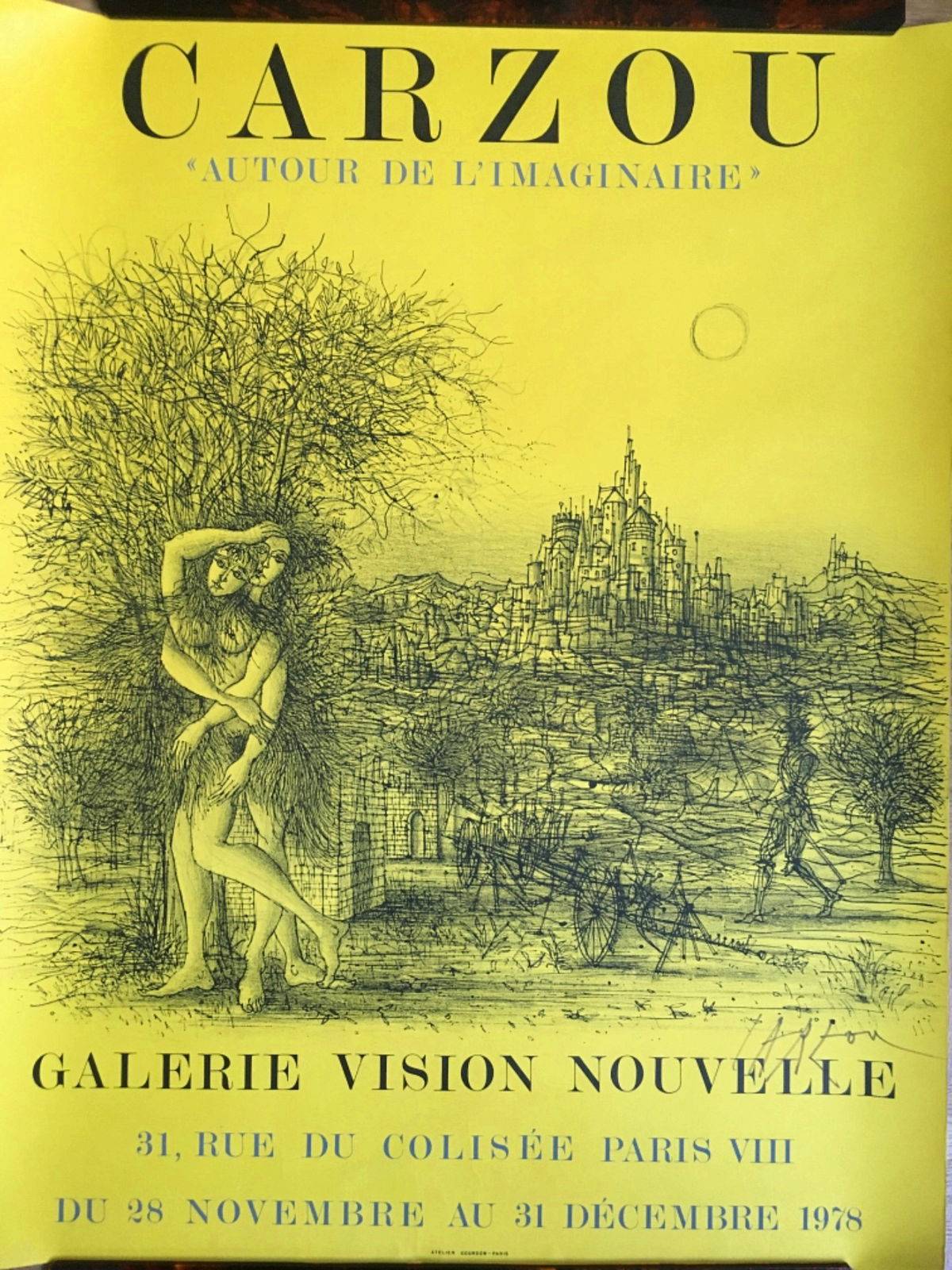 Affiche Carzou signée