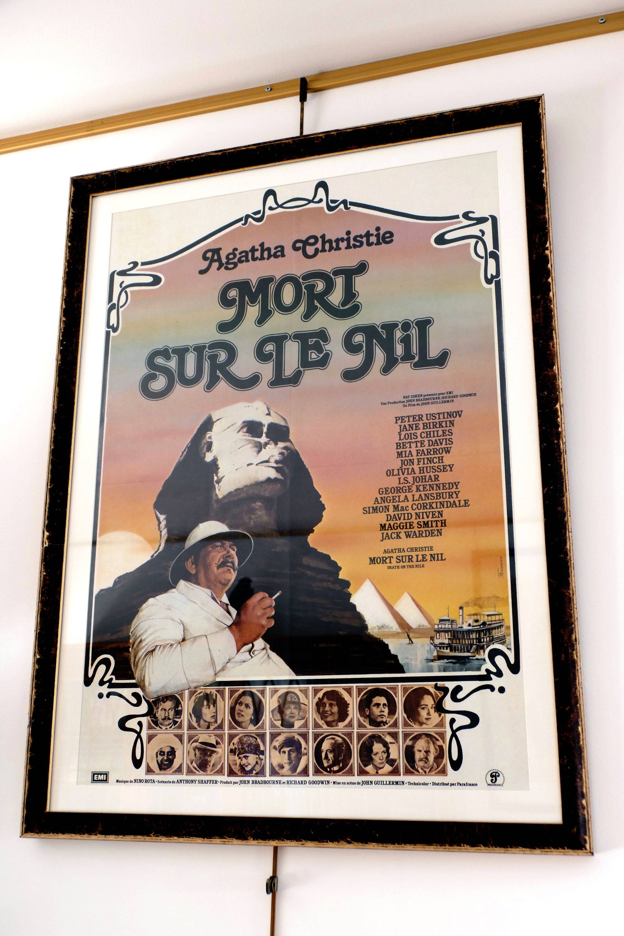 Affiche originale du film MORT SUR LE NIL (1978)