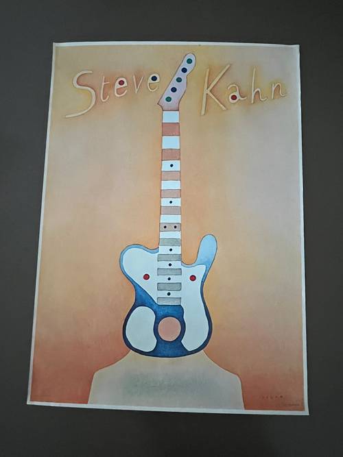 Affiche originale Steve Kahn par Folon