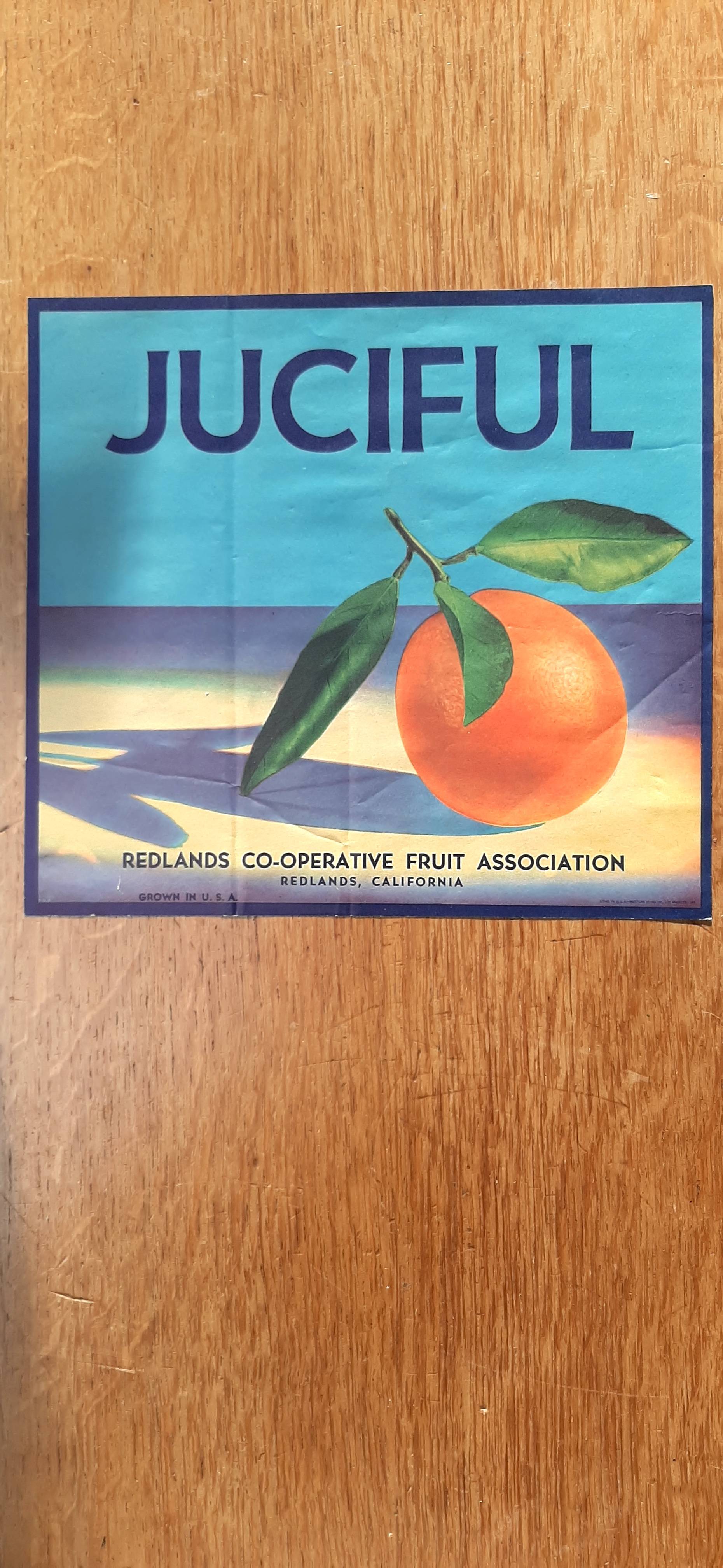 Affichette américaine Juciful