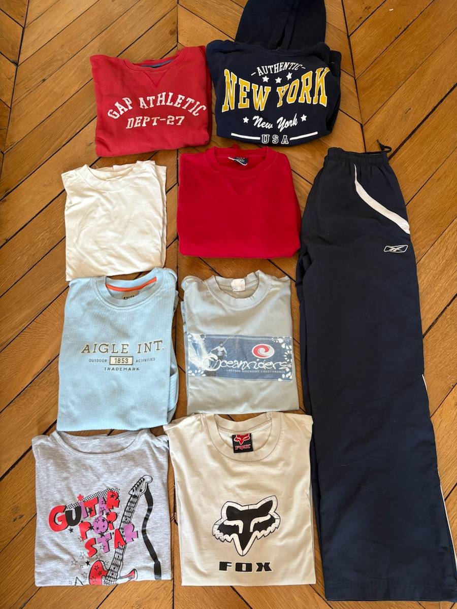 Vends lot vêtements 14 ans Aigle Gap Rbk et autres - Taille 14 ans